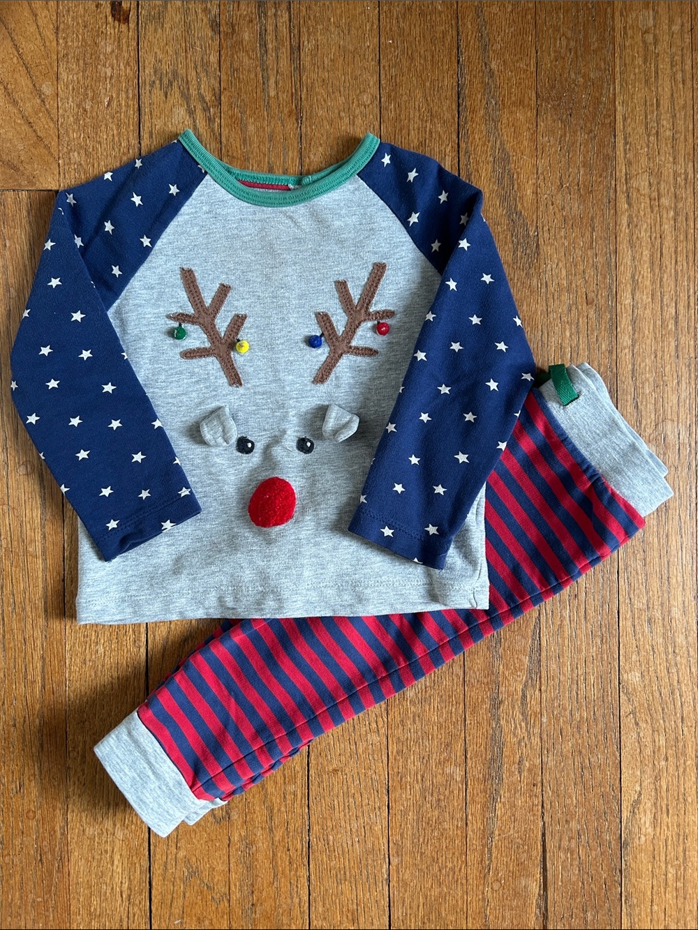 Baby Boden Reindeer Holiday Set (18-24m)